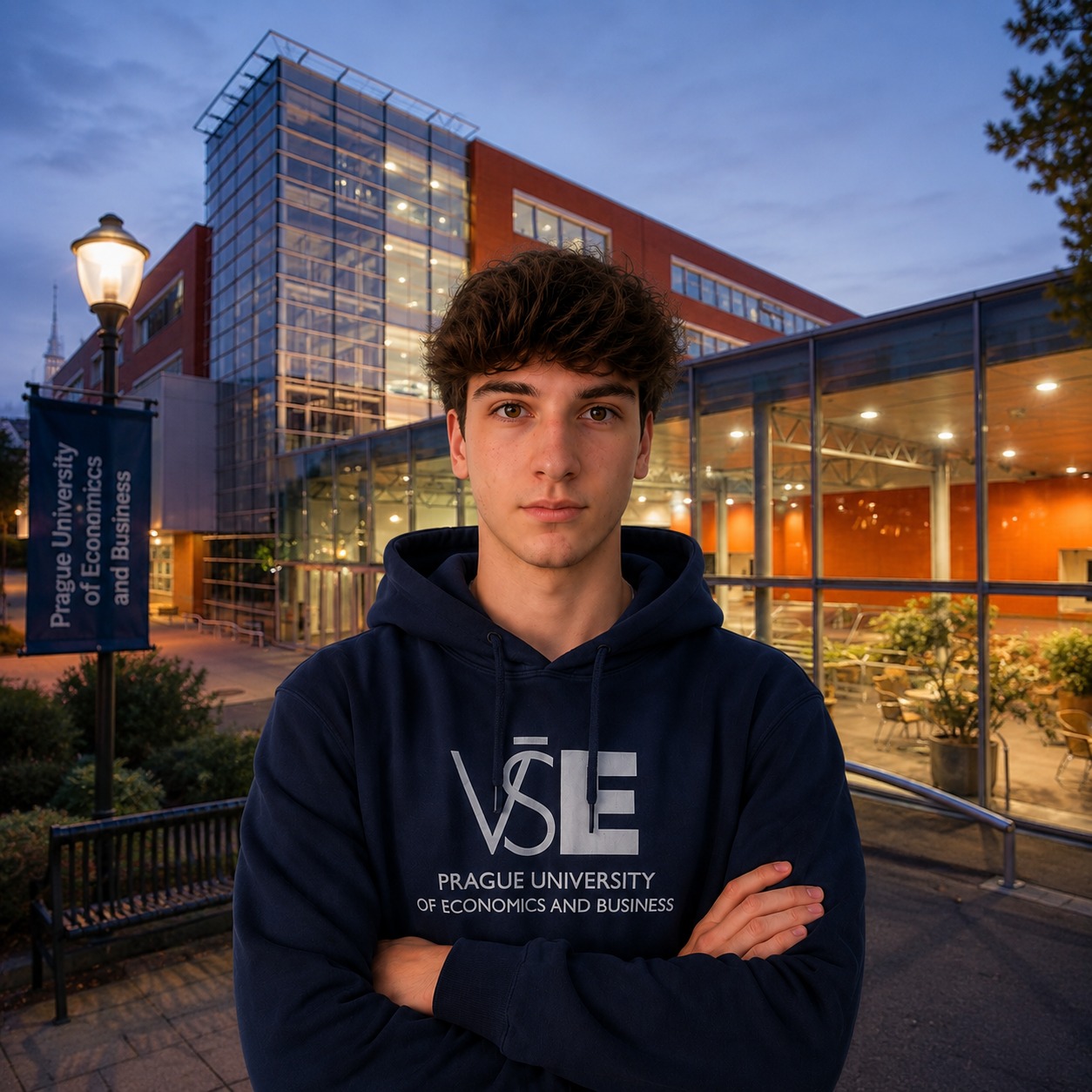 Gabriel G., aprovado na Prague University