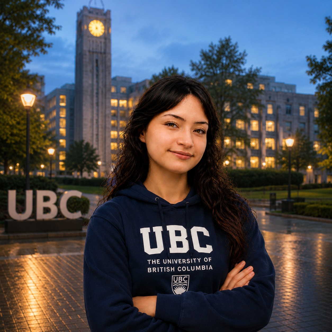Kaila S., aprovado na University of British Columbia