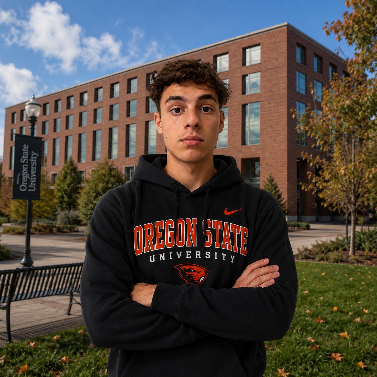Augusto A., aprovado na Oregon State University